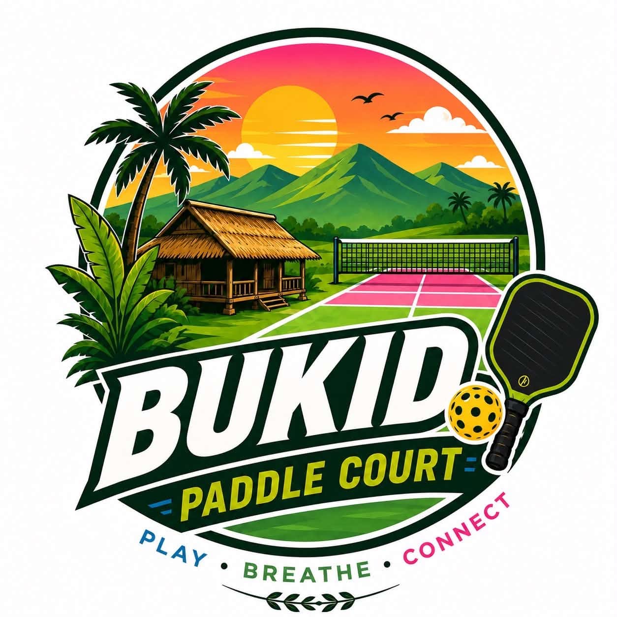 Bukid Paddle Court logo